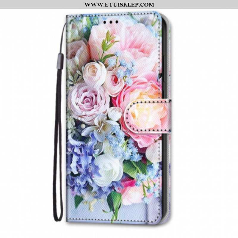Etui Folio do Samsung Galaxy S21 Ultra 5G Kwiatowy Cud